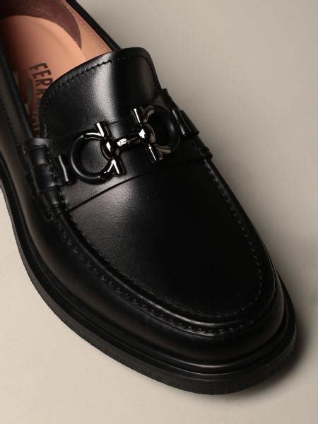 zapatos de vestir ferragamo para hombre negros